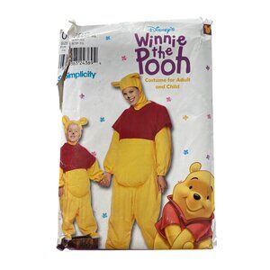 Simplicity 0602 Disney Winnie The Pooh Costume Sewing Pattern Size 3-8/XS-XL CUT